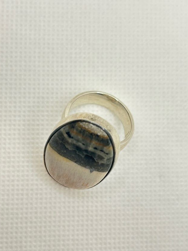 Agate Chalcedony Ring
